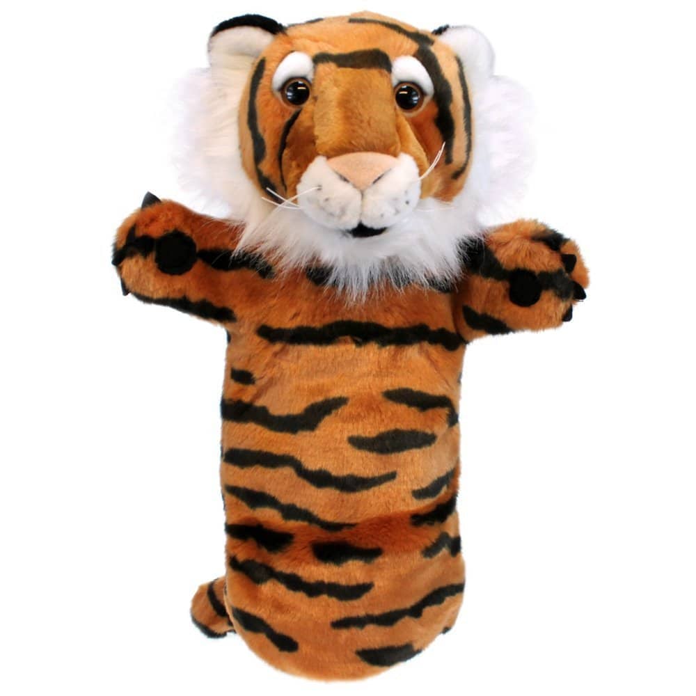 TIGER LONG SLEEVED GLOVE PUPPET