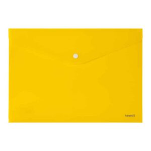 YELLOW A4 BUTTON ENVELOPE