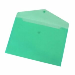 BUTTON ENVELOPE A5 GREEN