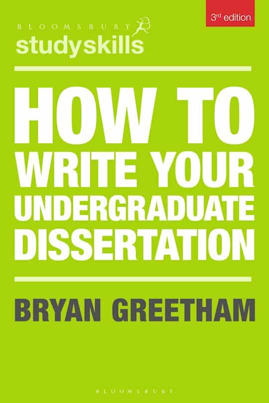 HOW TO WRITE YOUR UNDERGRADUATE DISSERTA
