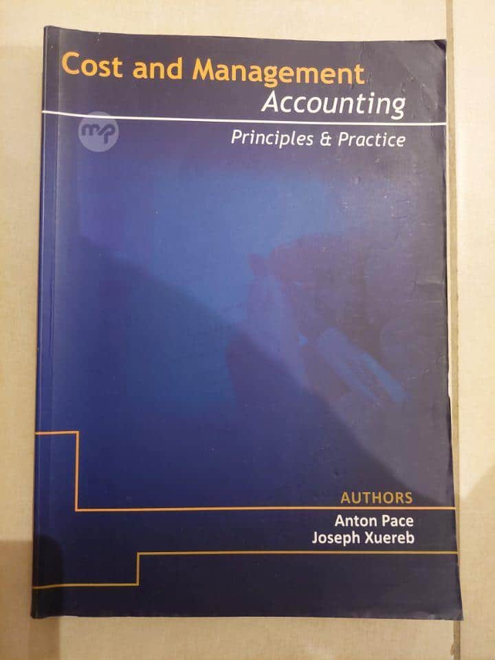 COST & MANAGEMENT ACCOUNTING PRINCIPLES