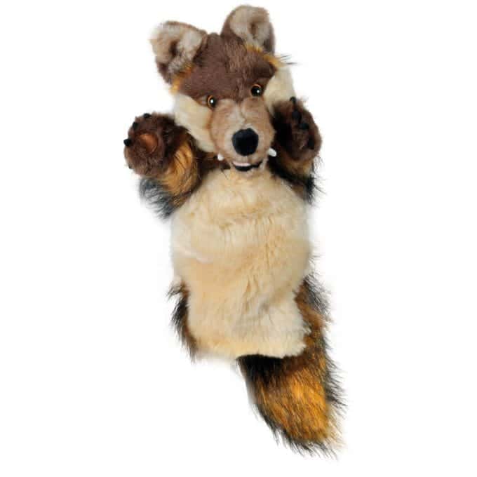 WOLF LONG SLEEVED GLOVE PUPPET