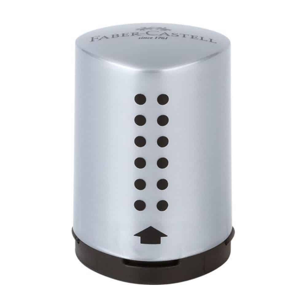 SHARPENER 1 HOLE MINI SILVER FABER