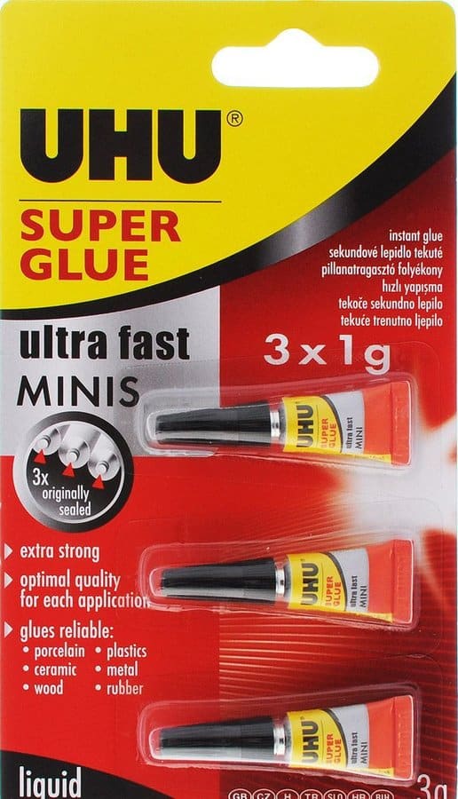 SUPER GLUE MINIS UHU 3X1G