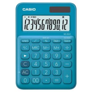 CASIO CALCULATOR 12 DIGITS BLUE