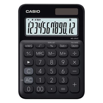 CASIO CALCULATOR 12 DIGITS BLACK