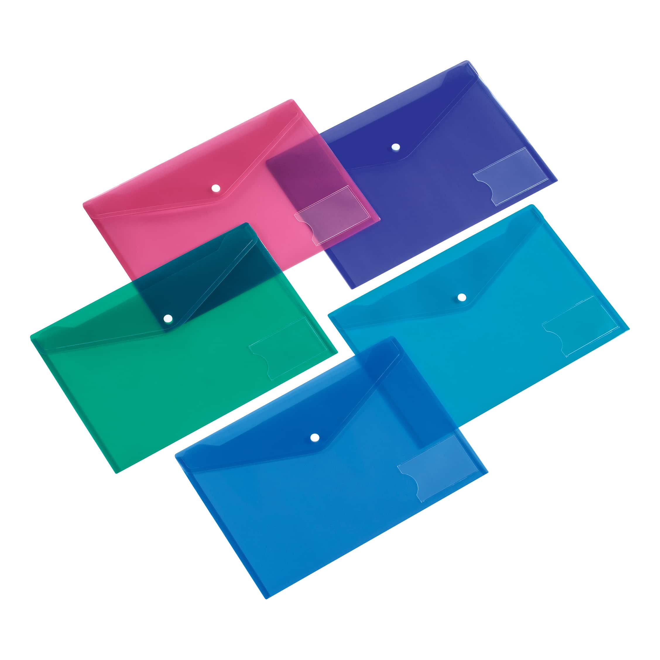 GREEN A4 BUTTON ENVELOPE
