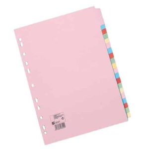 DIVIDERS A4 PACK OF 20