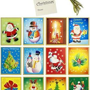 CHRISTMAS GIFTWRAP BAG TAG