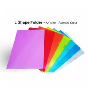 GREEN L SHAPE FOLDER