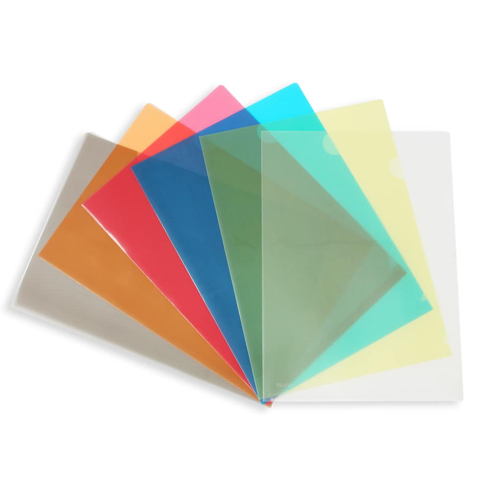 YELLOW L SHAPE FOLDER