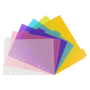 DIVIDERS A5 PACK OF 6 PLASTIC