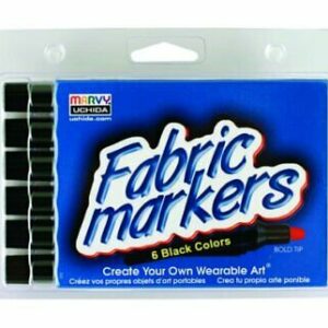 FABRIC MARKER BLACK UCHIDA