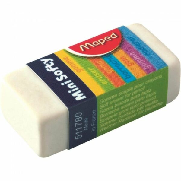 ERASER  SOFTY SMALL MAPED