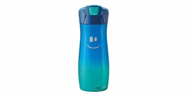 BOTTLE STAINLESS STEEL 580ML BLUE SMILE