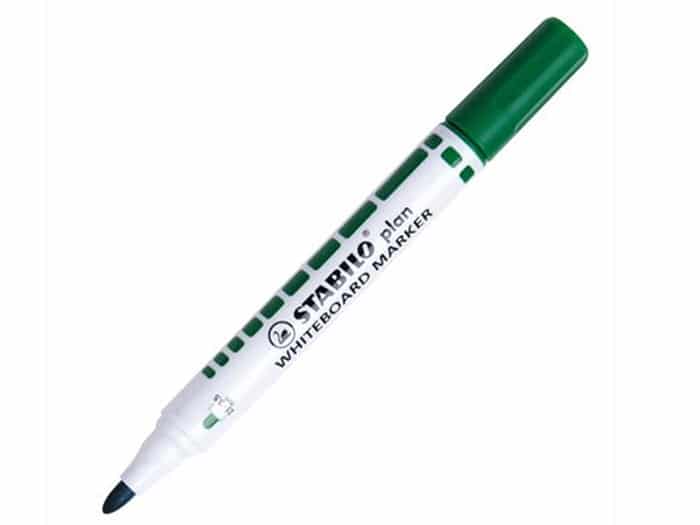 WHITEBOARD MARKER BULLET GREEN STABILO