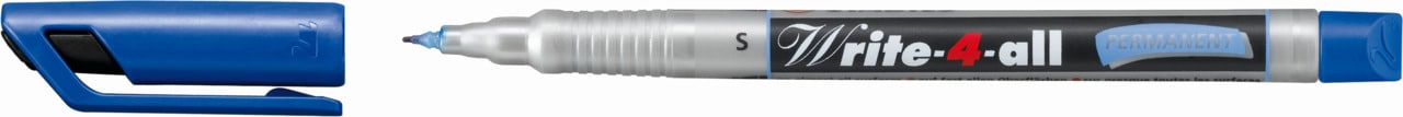 PERMANENT MARKER SUPERFINE BLUE WRITE 4 ALL
