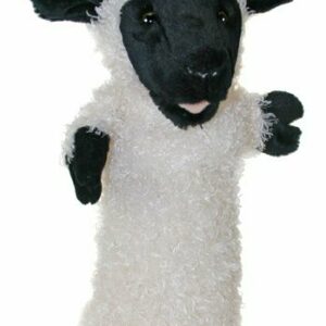 WHITE SHEEP LONG SLEEVED GLOVE PUPPETS