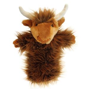 HIGHLAND COW LONG SLEEVED GLOVE PUPPET