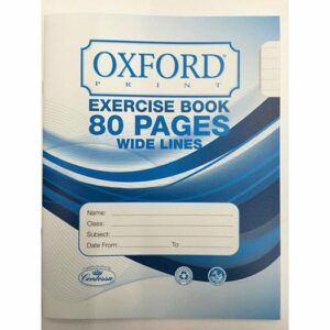 COPYBOOK 80 PAGES WIDE LINES OXFORD
