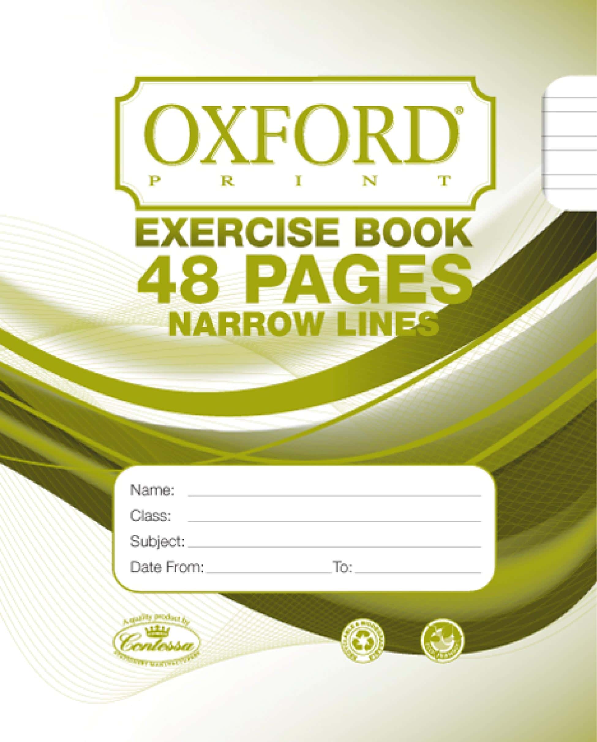 COPYBOOK 48 PAGES NARROW LINES