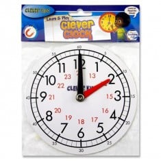CLOCK CLEVER CARDBOARD SMALL