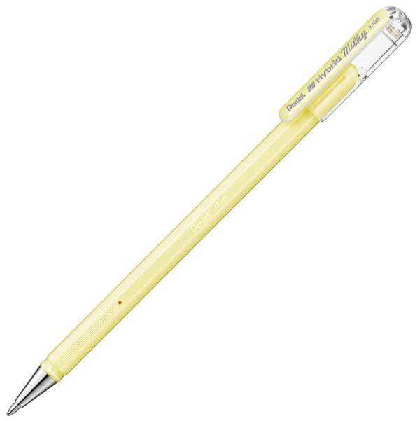 BALL PEN YELLOW PASTEL MILKY PENTEL