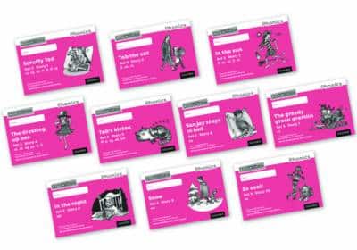 RWI PHONICS B&W PINK STORYBOOKS PK OF 10