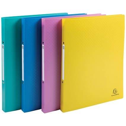 RING FILE SOFT A4 YELLOW PASTEL PVC