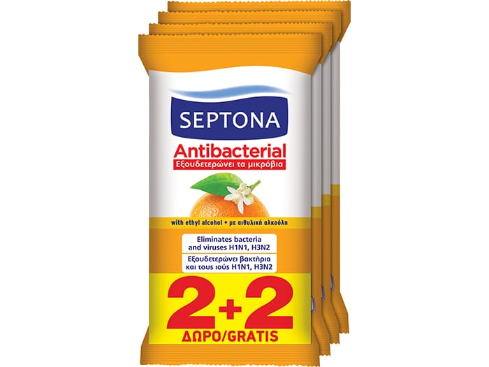 HAND WIPES 15 PCS 2 + 2 ORANGE BLOSS
