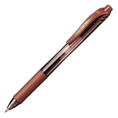 GEL PEN BROWN 0.7 PENTEL ENERGEL