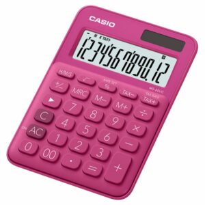 CASIO CALCULATOR 12 DIGITS ITALIAN PINK