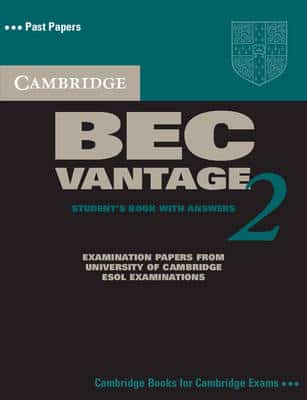 Cambridge Bec Vantage 2 Self Study Pack: Examination Papers From University Of Cambridge Esol Examinations