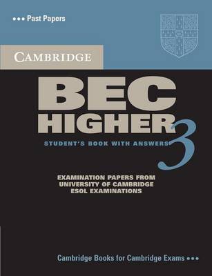 Cambridge Bec Higher 3 Student's Book With Answers