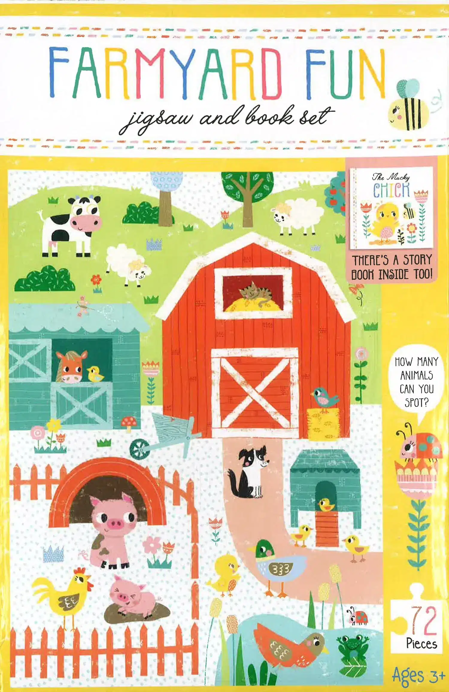 FARMYARD FUN JIGSAW AND BOOK SET