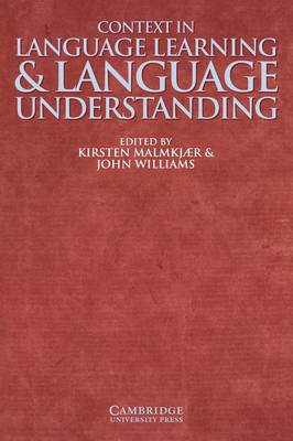 Context In Language Learning And Language Understanding