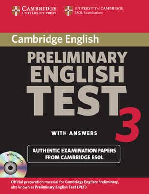 Cambridge Preliminary English Test 3 Self-Study Pack: Examination Papers From The University Of Cambridge Esol Examinations