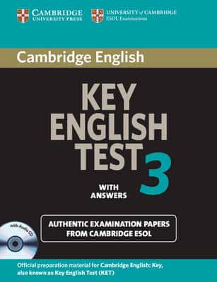 Cambridge Key English Test 3 Self Study Pack: Examination Papers From The University Of Cambridge Esol Examinations