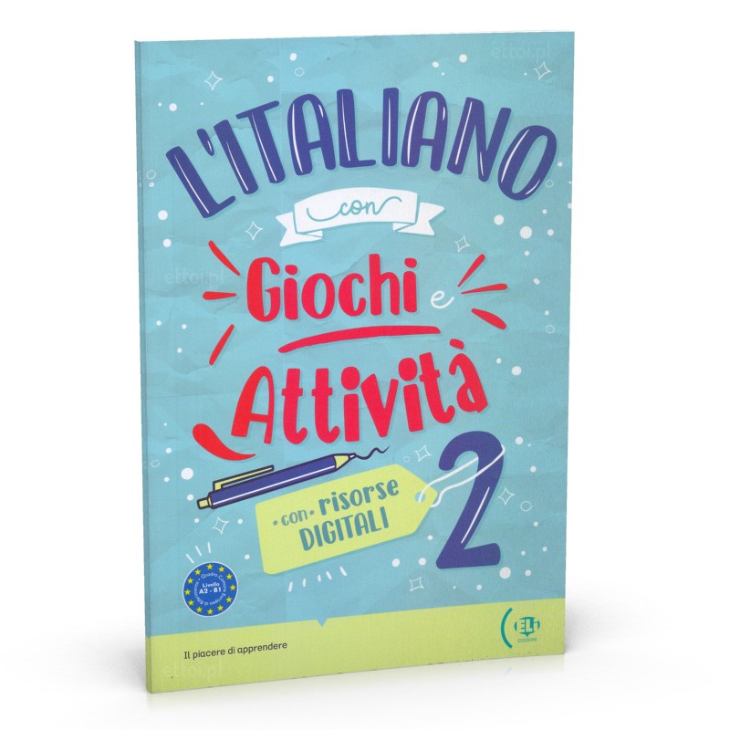 L`ITALIANO CON GIOCHI E ATTIVITA L2 NEW