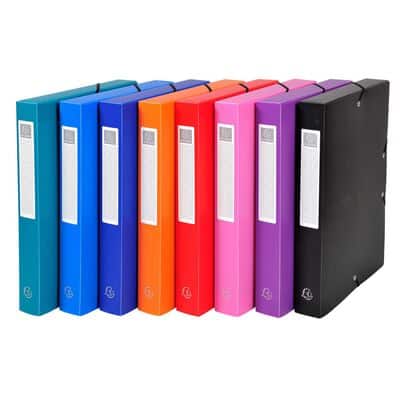 BOX FILE PLASTIC 4CM RED