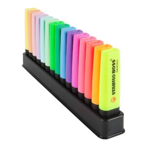 HIGHLIGHTER NEON PASTEL STABILO X 12