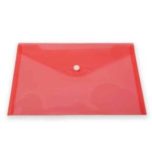 BUTTON ENVELOPE A5 RED