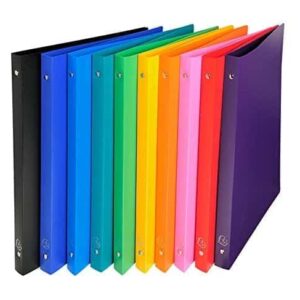 RING FILE SOFT A4 RED PVC