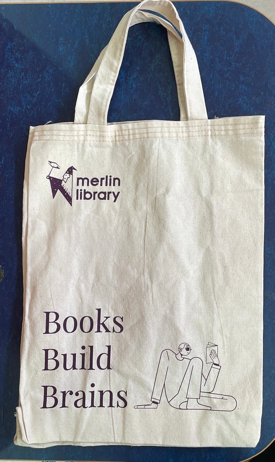 TOTE BAGS MERLIN BOOKS BUILD BRAINS