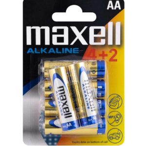 BATTERIES AA PACK MAXELL ALKALINE