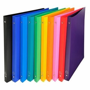 PURPLE A4 RING FILE SOFT