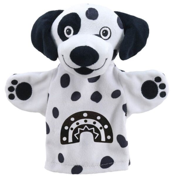 MY FIRST BLACK AND WHITE PUPPET DOG