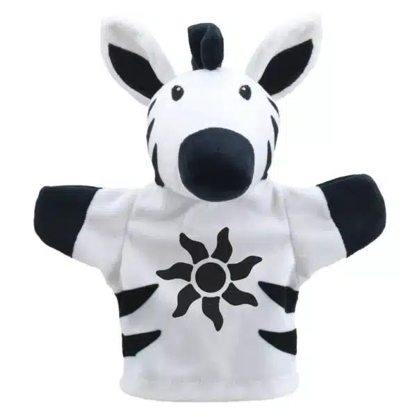 MY FIRST BLACK AND WHITE PUPPET ZEBRA