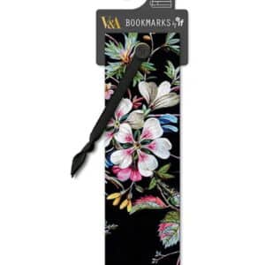 BOOKMARK V&A BLACK FLORAL