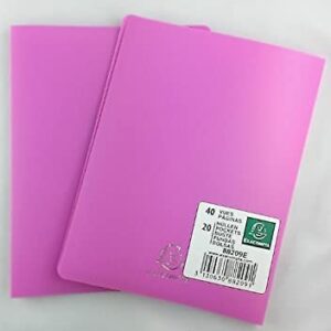 PINK 20/40 DISPLAY BOOK A4